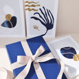 Our Art Print & Postcard Gift Set pairs our best selling Shoreline prints with our matching Shoreline colourful postcards. A perfect art and stationery gift for beach lovers and those who love the sea.