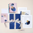 Our Art Print & Postcard Gift Set pairs our best selling Shoreline prints with our matching Shoreline colourful postcards. A perfect art and stationery gift for beach lovers and those who love the sea.