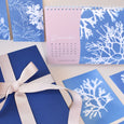 Our Calendar and Postcard Gift Set includes your favourite seaweed designs, pairing our 2025 Desk Calendar with our matching seaweed postcards.