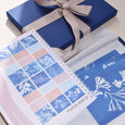 Our Calendar & Postcard Gift Set includes your favourite seaweed designs, pairing our 2025 Desk Calendar with our matching seaweed postcards.