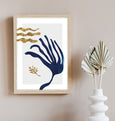 Blue Shoreline No.1 Coastal Print