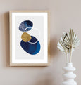 Abstract Pebbles No.1 Coastal Print
