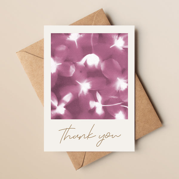 Floral Thank You Cards & Envelopes, Pack of 10