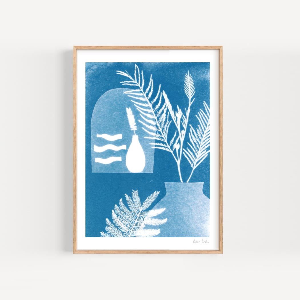 coastal print window to the sea by paper birch