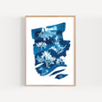 seaweed print tideline mark II by paper birch