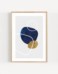 Abstract Pebbles No.2 Print by Paper Birch