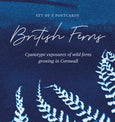 British Ferns - Pack of 5 postcards featuring cyanotype exposures of ferns growing in Cornwall, UK
