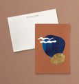 Shoreline, Set of 5 Postcards in a Kraft String Tie Envelope, Thankyou Postcards, Birthday Postcards, A6 Postcards