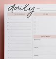 Free! Printable Daily Agenda Template