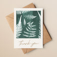 Fern Thank You Cards & Envelopes, Pack of 10