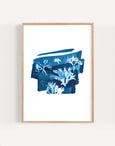 Tideline Mark IV Cyanotype Print by Paper Birch